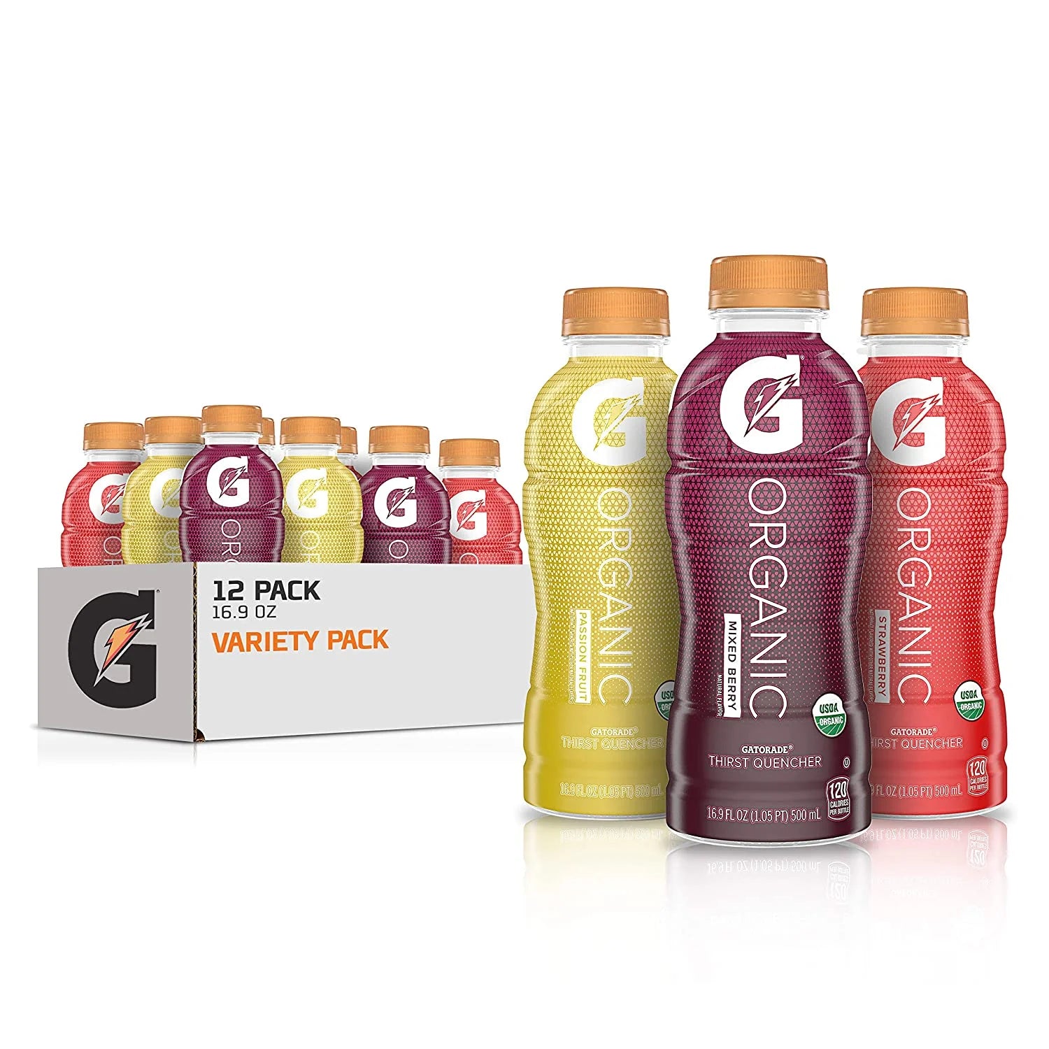 16.9 fl oz Organic Sports Drink (Pack of 12) Y437848