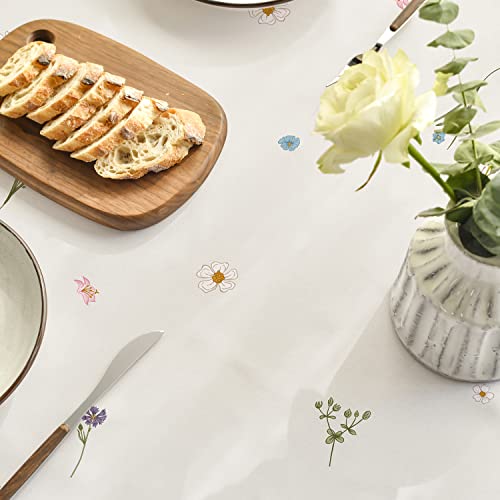60x84 Inch Rectangular Floral Tablecloth N9607
