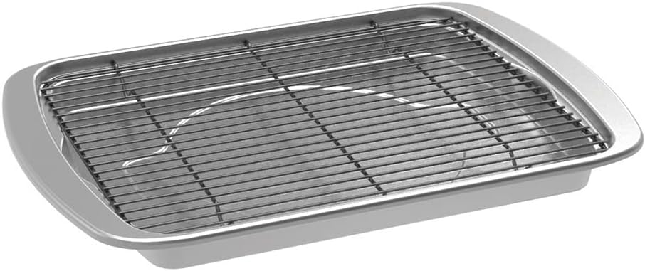 Oven Crisp Baking Tray, 17.10 x 12.40 x 1.40 inches, Natural F80571