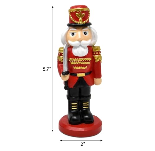 Set of 3 6-Inch Resin Nutcracker Figurines Z93181
