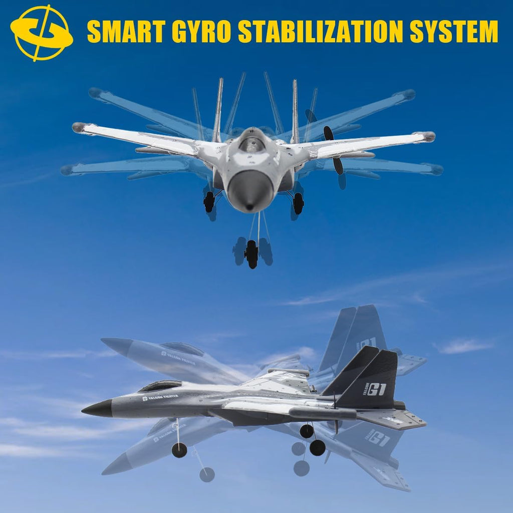 F22 RC Airplane 3 Channel Remote Control Fighter Toy, Ready to Fly, Two Batteries T2592