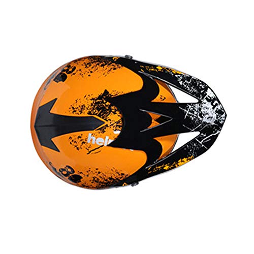 Orange Large Off-Road Motorcycle Helmet V513015