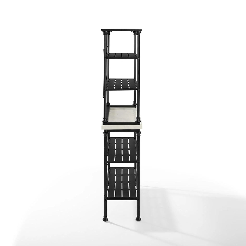 Matte Black Baker's Rack Y48855