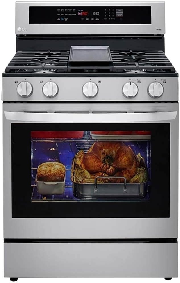 5.8 Cu. Ft. Stainless Steel Gas Range I181