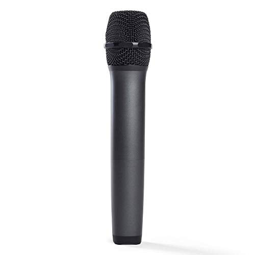 Black Wireless Two Microphone System with Dual-Channel Receiver F1576