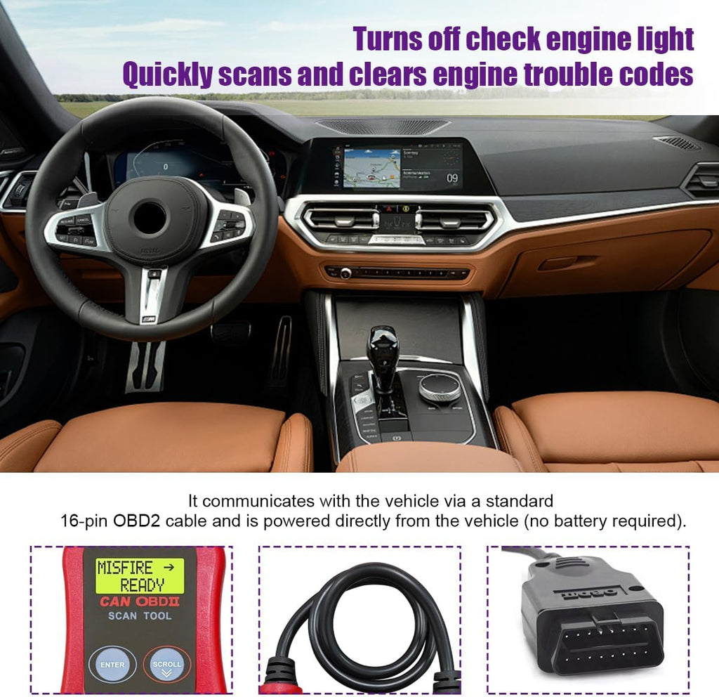OBD2 Scanner Code Reader Diagnostic Scan Tool G92159