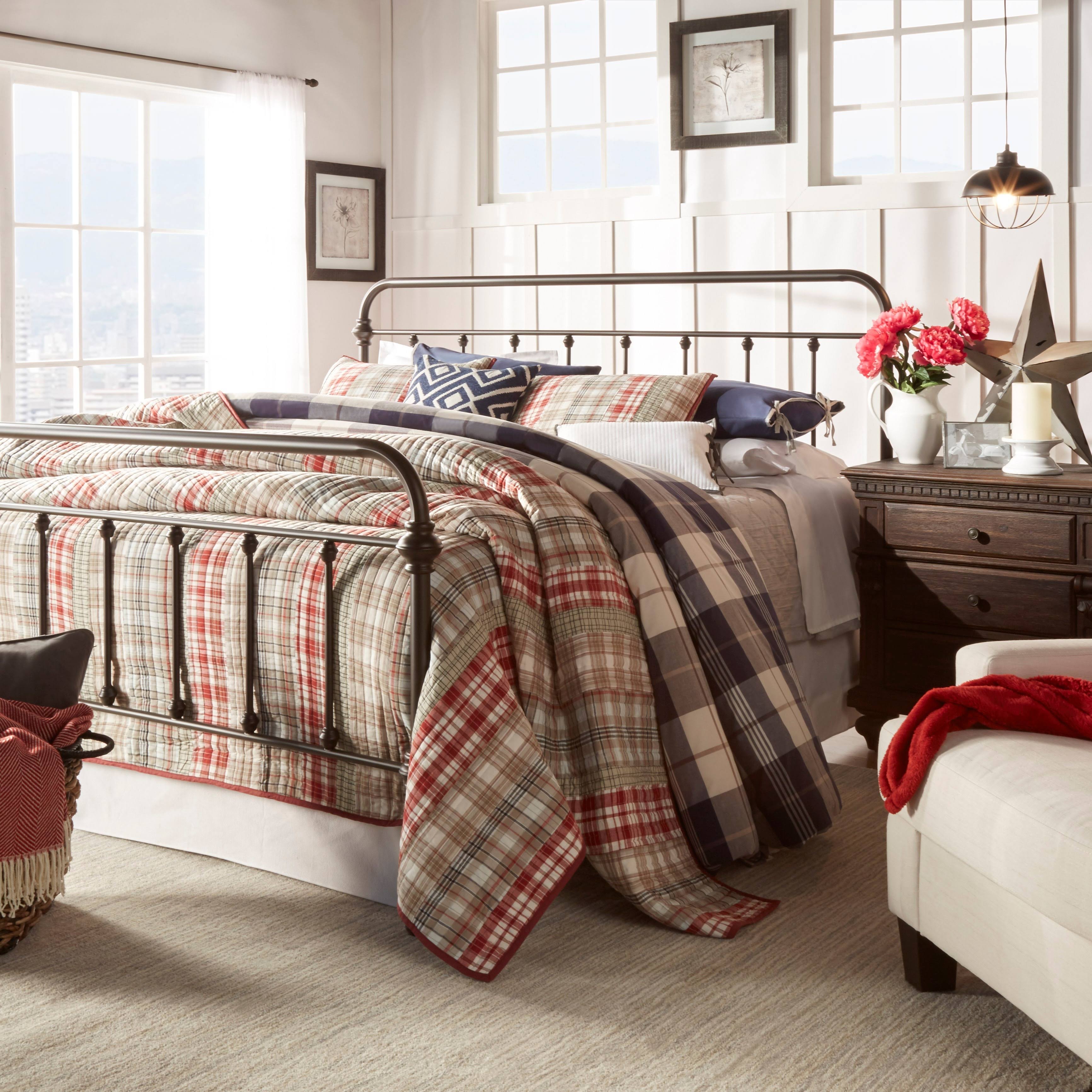 Dark Bronze Twin Iron Bed H269