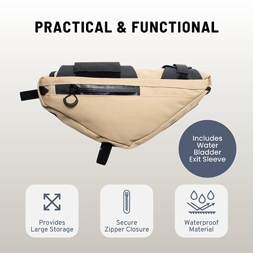 2.5L Olive Bicycle Frame Pouch Bag N788039
