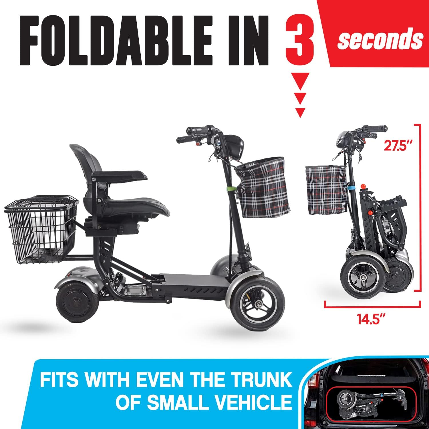 All Terrain 4 Wheel Mobility Scooter G660