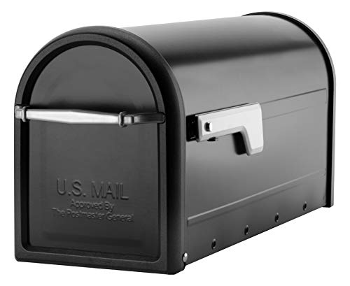 Black Galvanized Steel Mailbox C30577