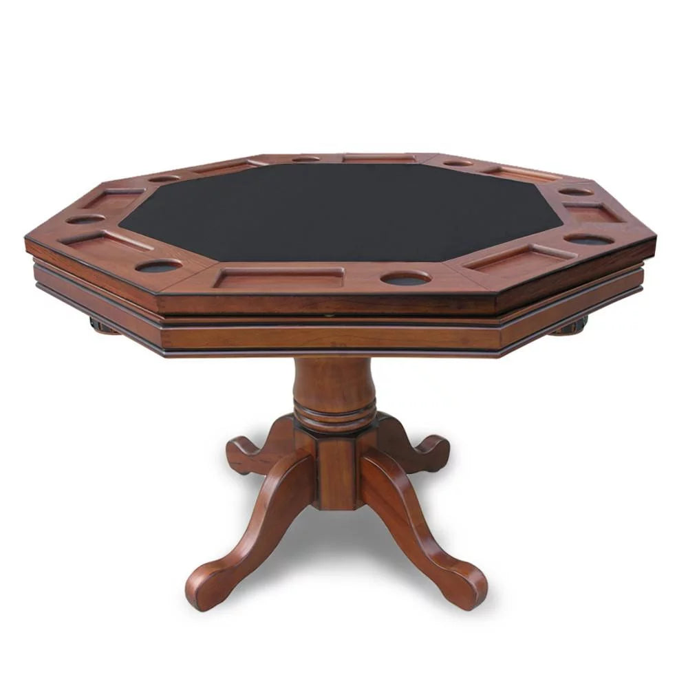 3-in-1 Poker Table with 4 Arm Chairs G19618