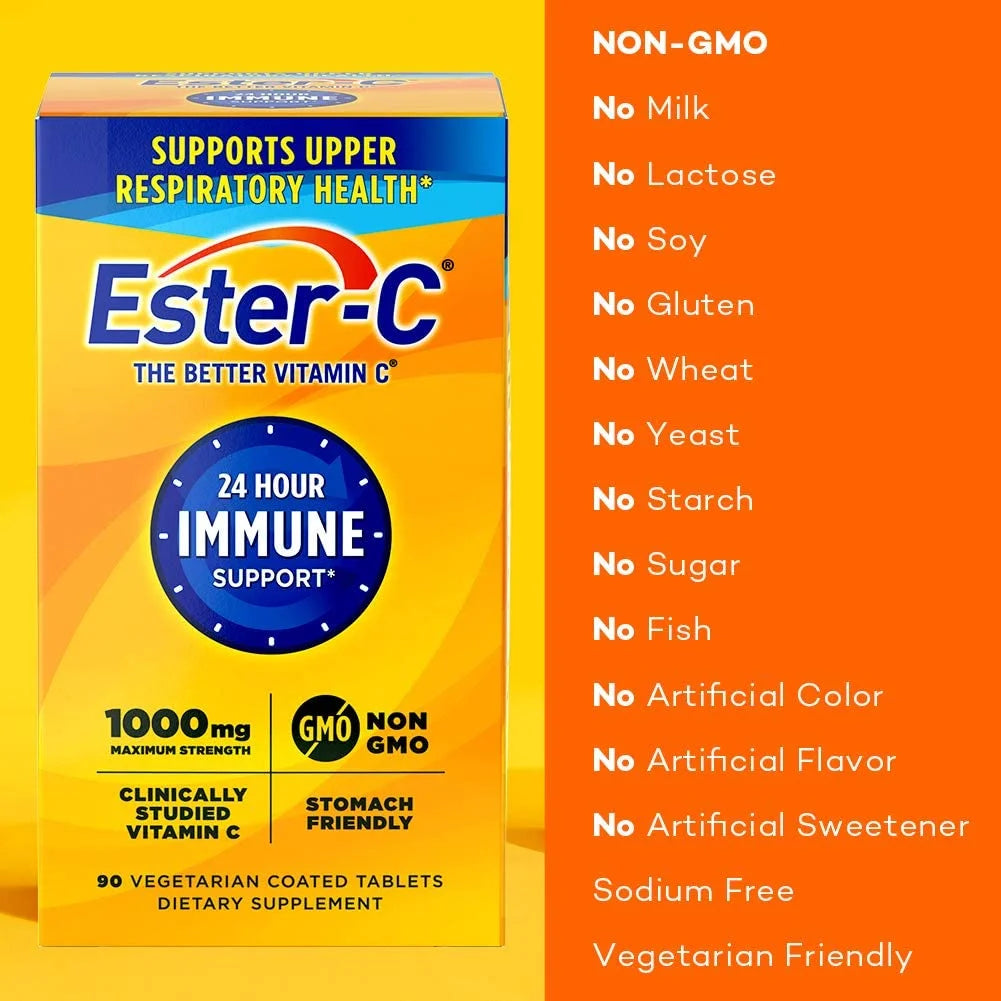 90 Coated Vitamin C Tablets E246529