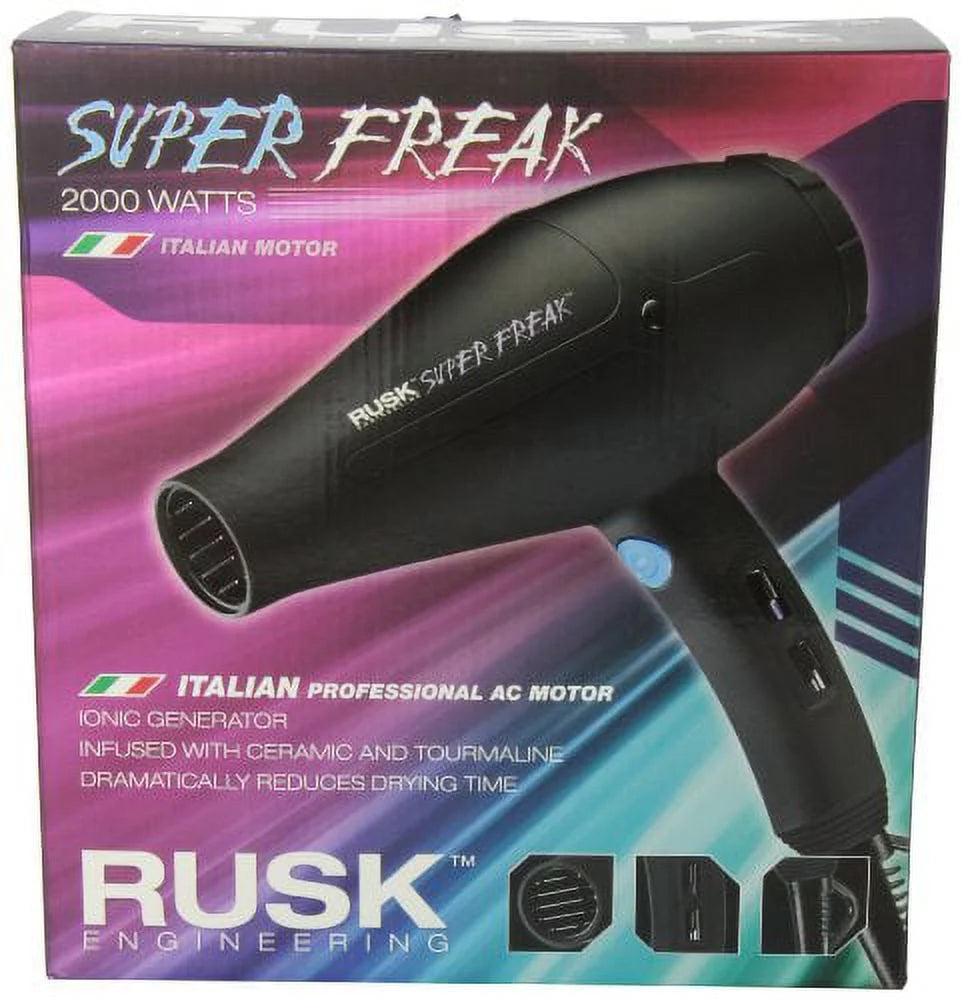 Black 2000 Watts Tourmaline Ceramic Hair Dryer K100651