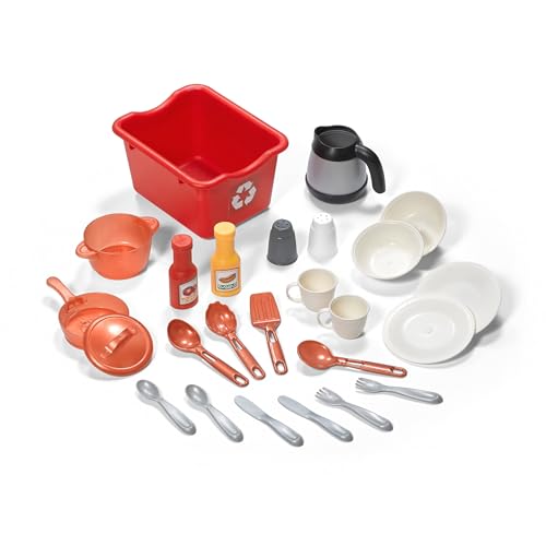 25 Piece Plastic Kids Kitchen Playset L8157