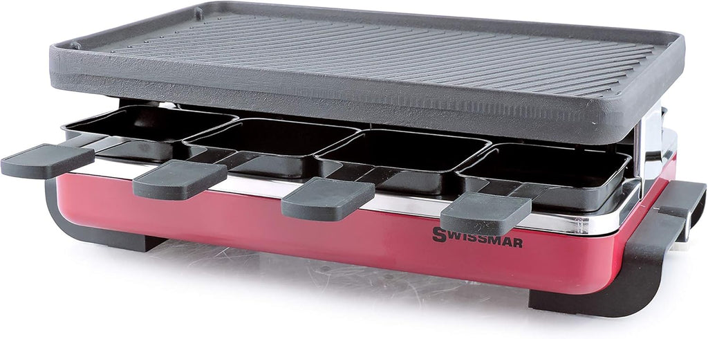 8 Person Anthracite Raclette with Cast Aluminum Grill Plate B843312