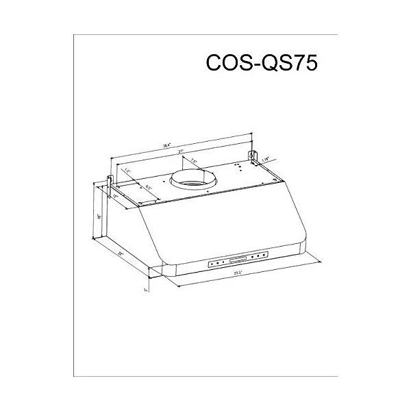 Pro-Style Under Cabinet Range Hood C3848