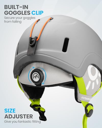 Kids Ski Helmet and Goggles Set with PC Shell & EPS Foam T916
