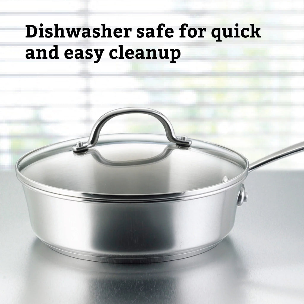 10 Piece Stainless Steel Pots and Pans Q82128