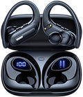 Purple Wireless Earbuds Bluetooth Headphones 90 Hrs Playtime with Charging Case Z701304