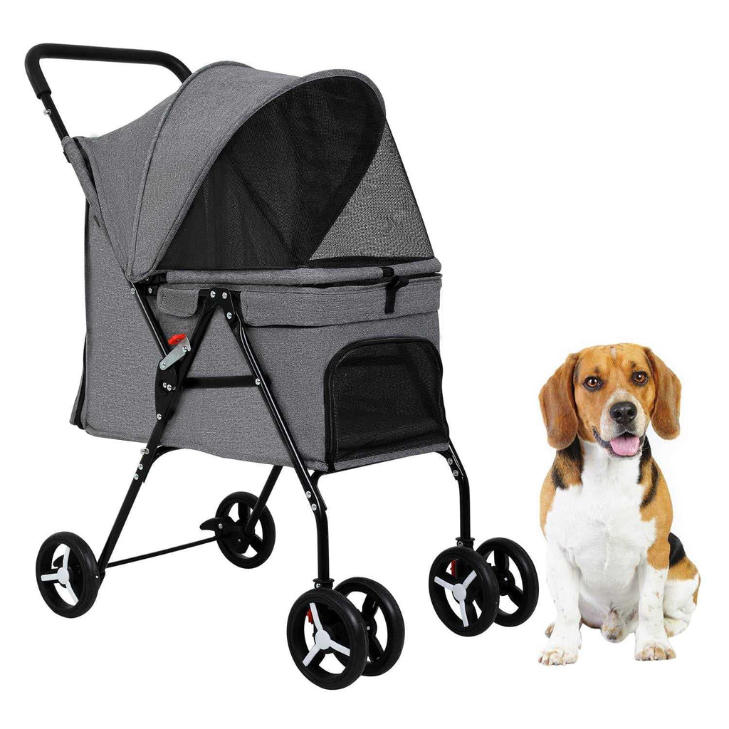 Mesh Foldable Pet Stroller O426635