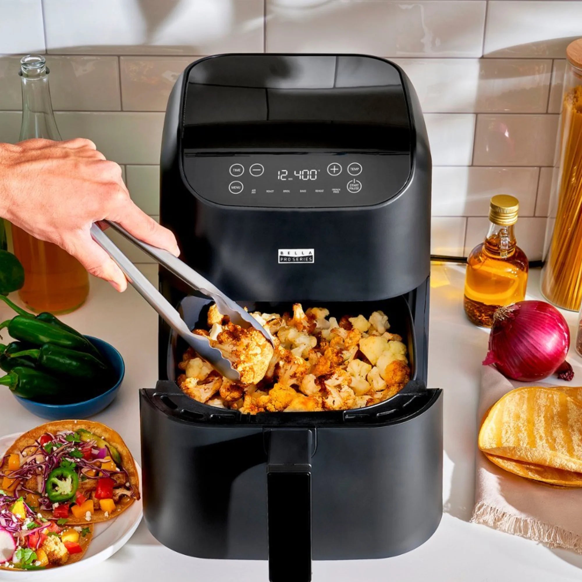 6-qt. Digital Air Fryer Black V8368