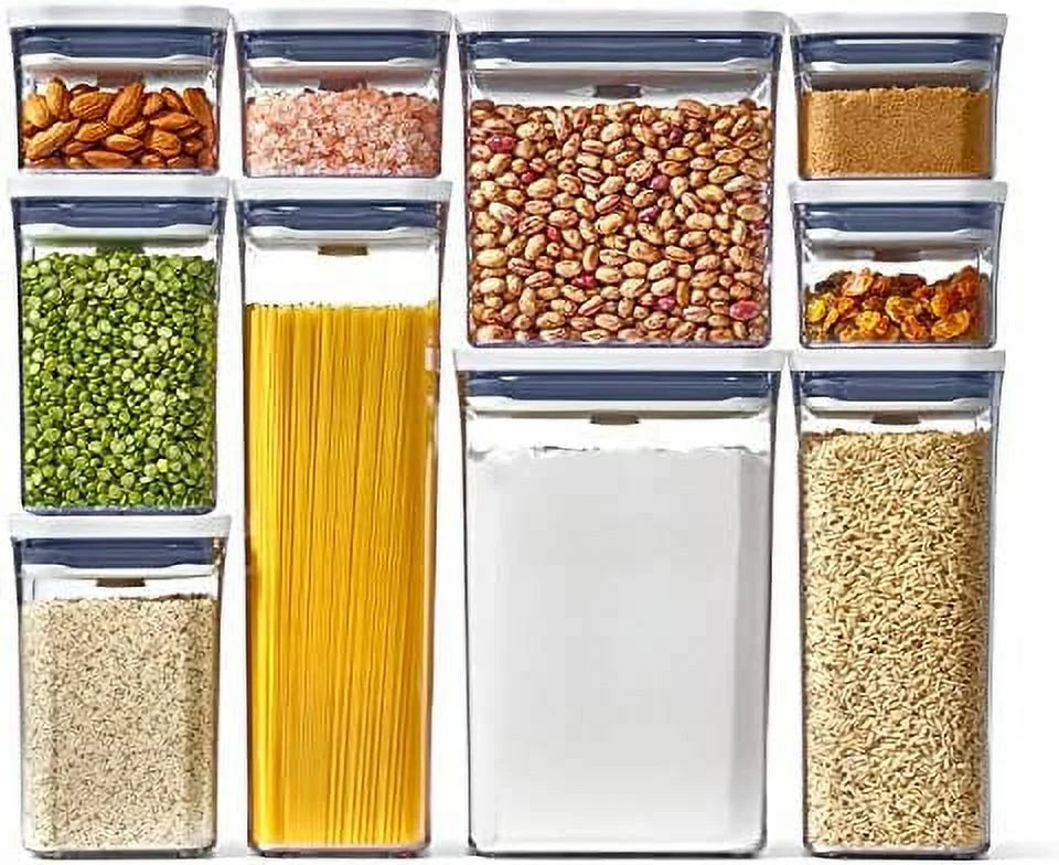 10-Piece White POP Container Set X300149