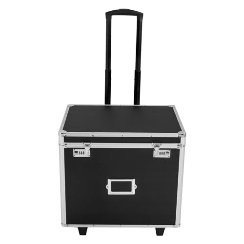 Locking File Storage Box with Wheels O805903