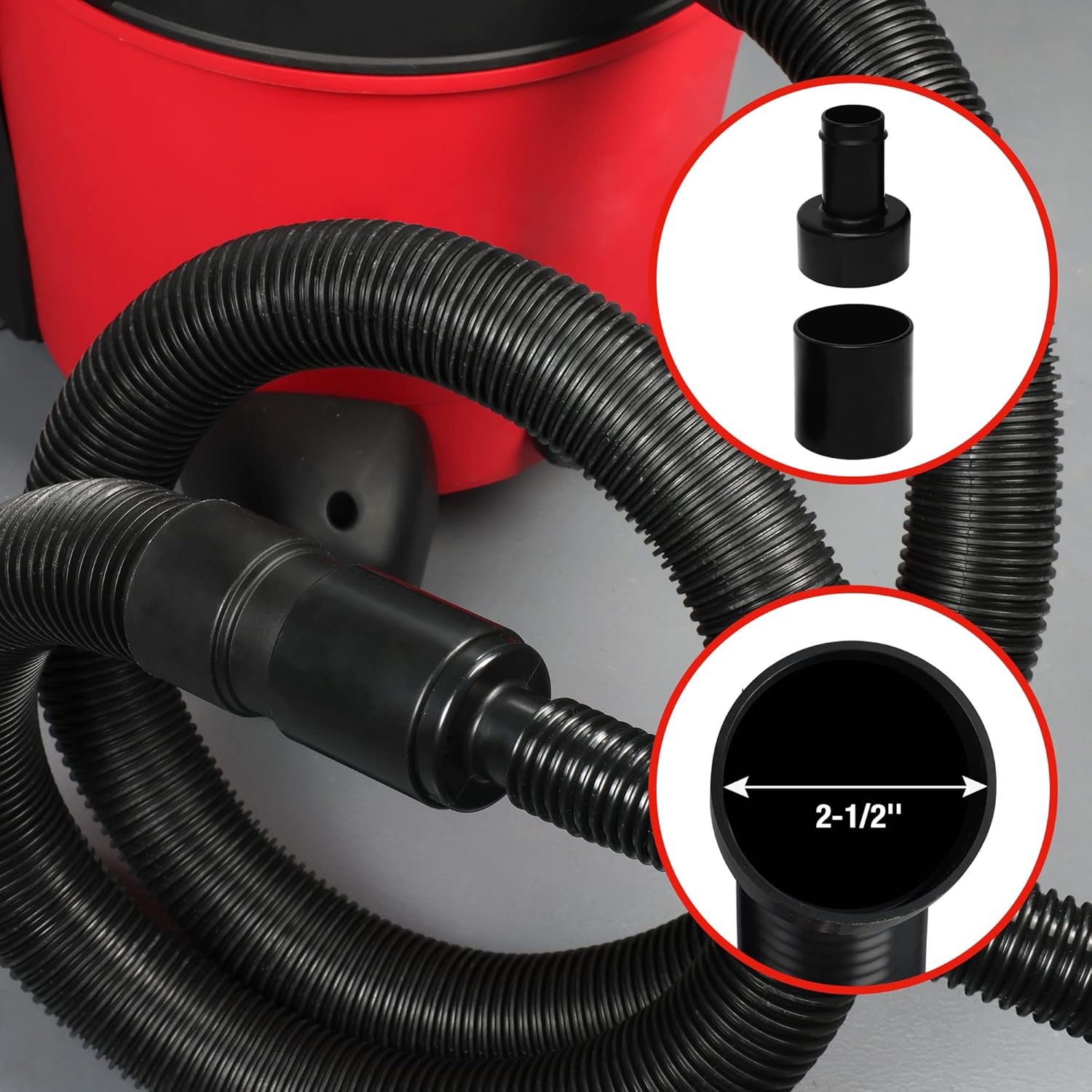 Dust Free Hand Sander with 6.5ft Hose E70531
