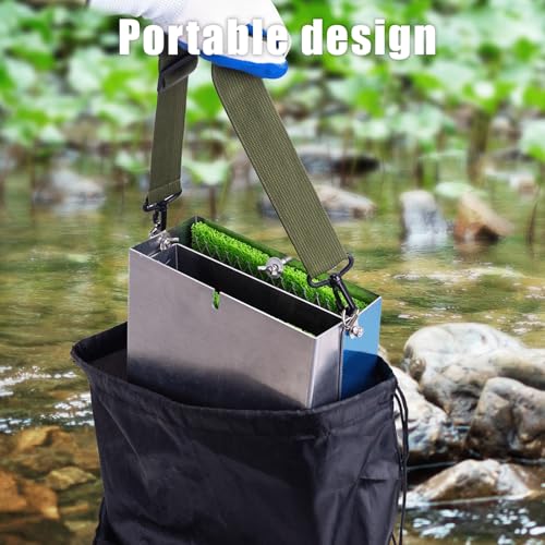 27pcs Gold Panning Kit with 50" Folding Sluice Box, Aluminum Alloy Mining Equipment N87456