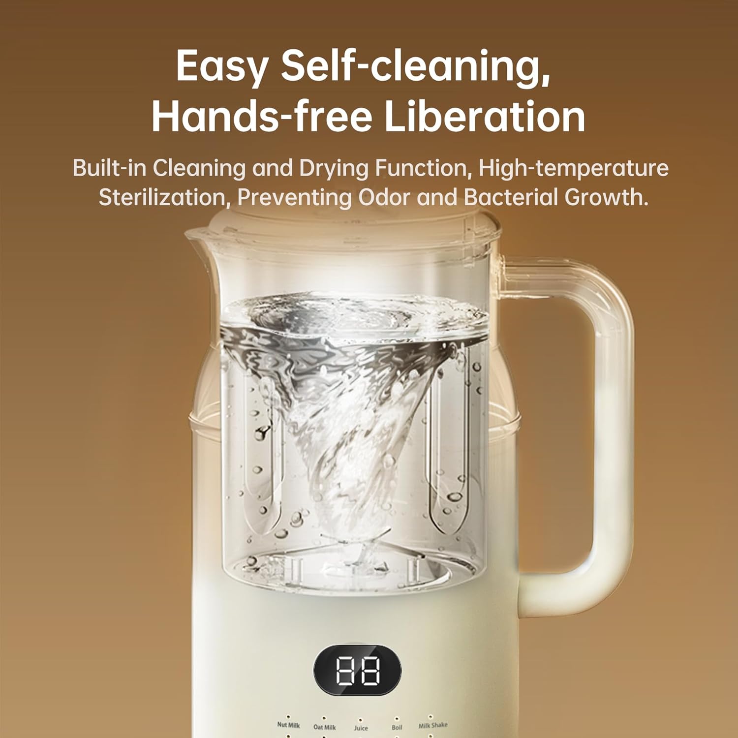 1.05QT Automatic Soy Milk Maker Machine O606043