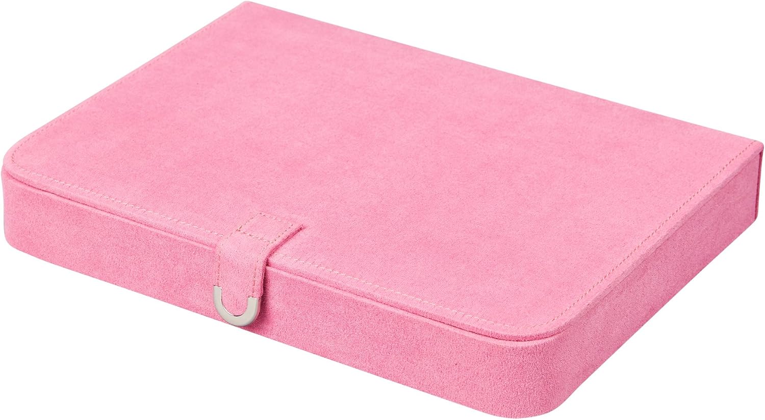 Pink Plush Fabric Jewelry Box P5249