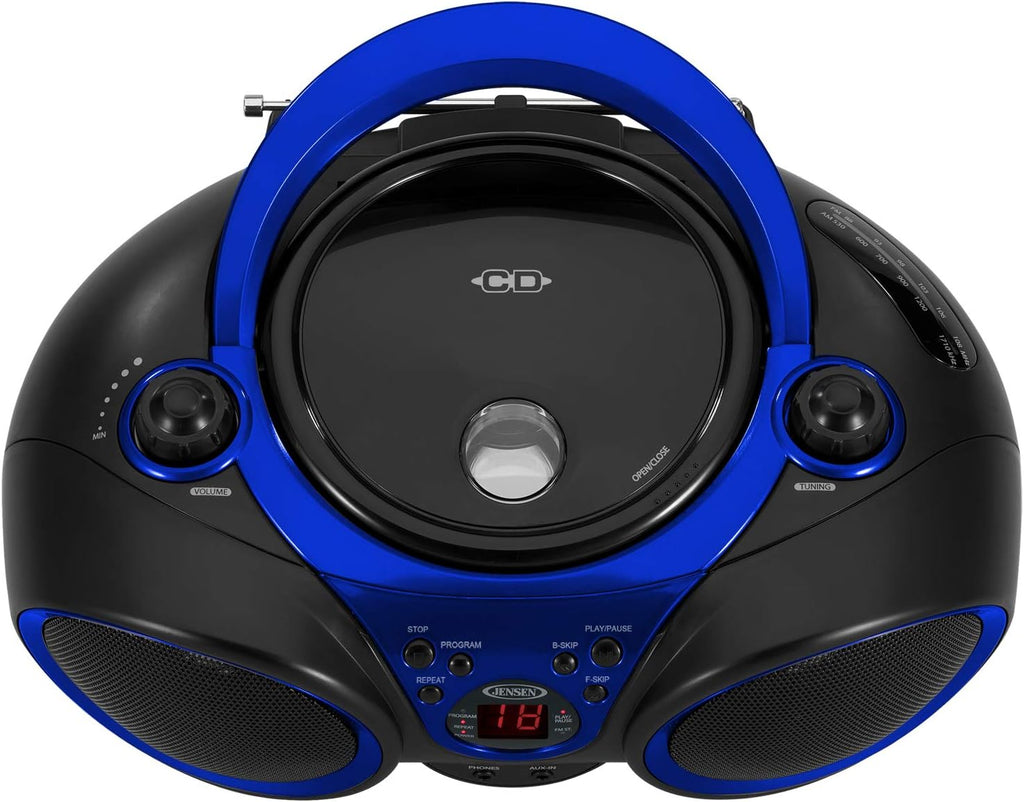 Portable CD Player with AM/FM Radio and Aux Line-in A9468
