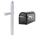 Black Galvanized Steel Mailbox C30577