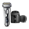 Series 9 Electric Shaver With Precision Trimmer, Wet & Dry Foil Shaver, Clean & Charge Station & Leather Travel Case K7844