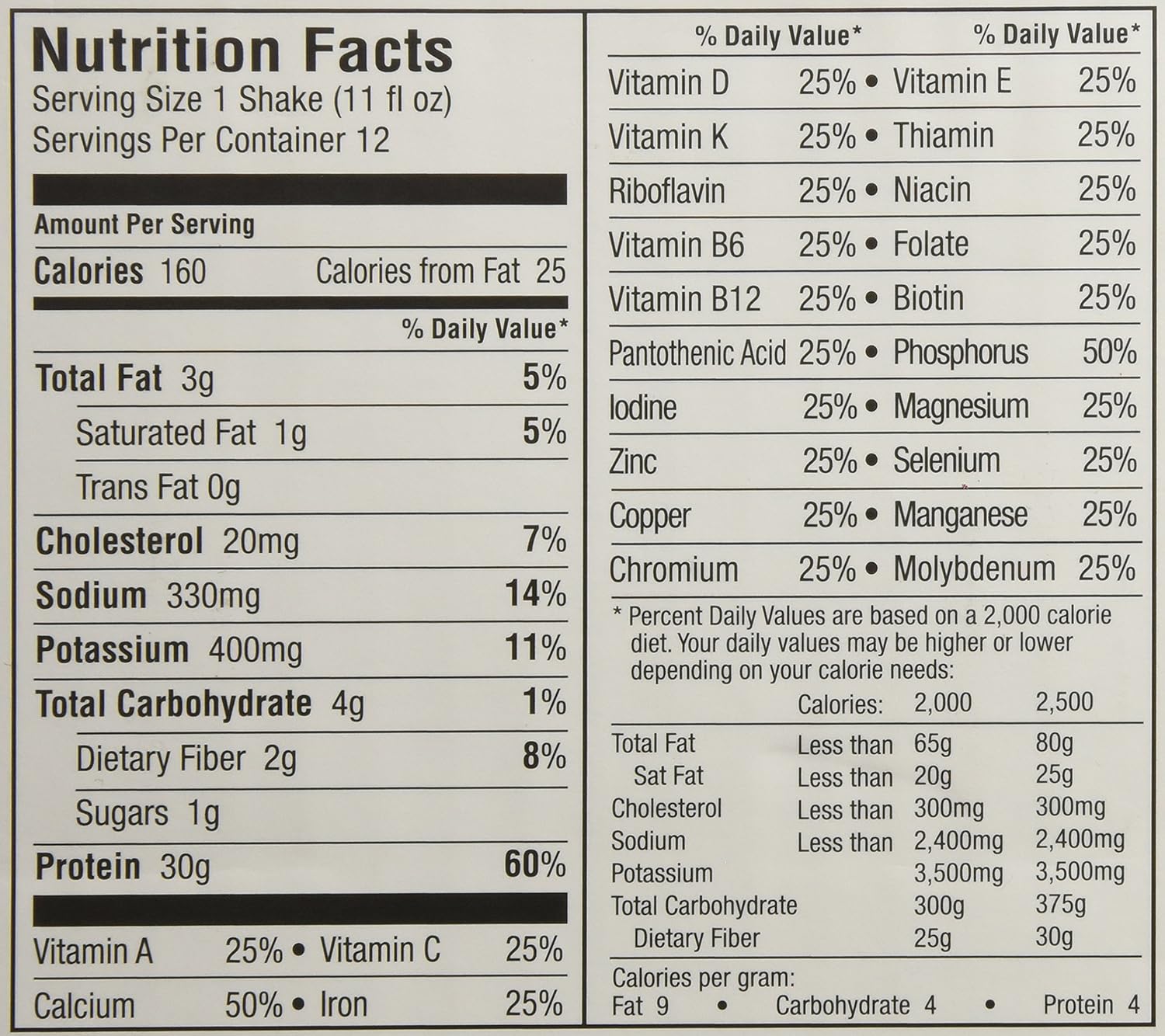 Strawberry Cream High Protein Shake, 11 Fl. Oz., 12 Pack S4777