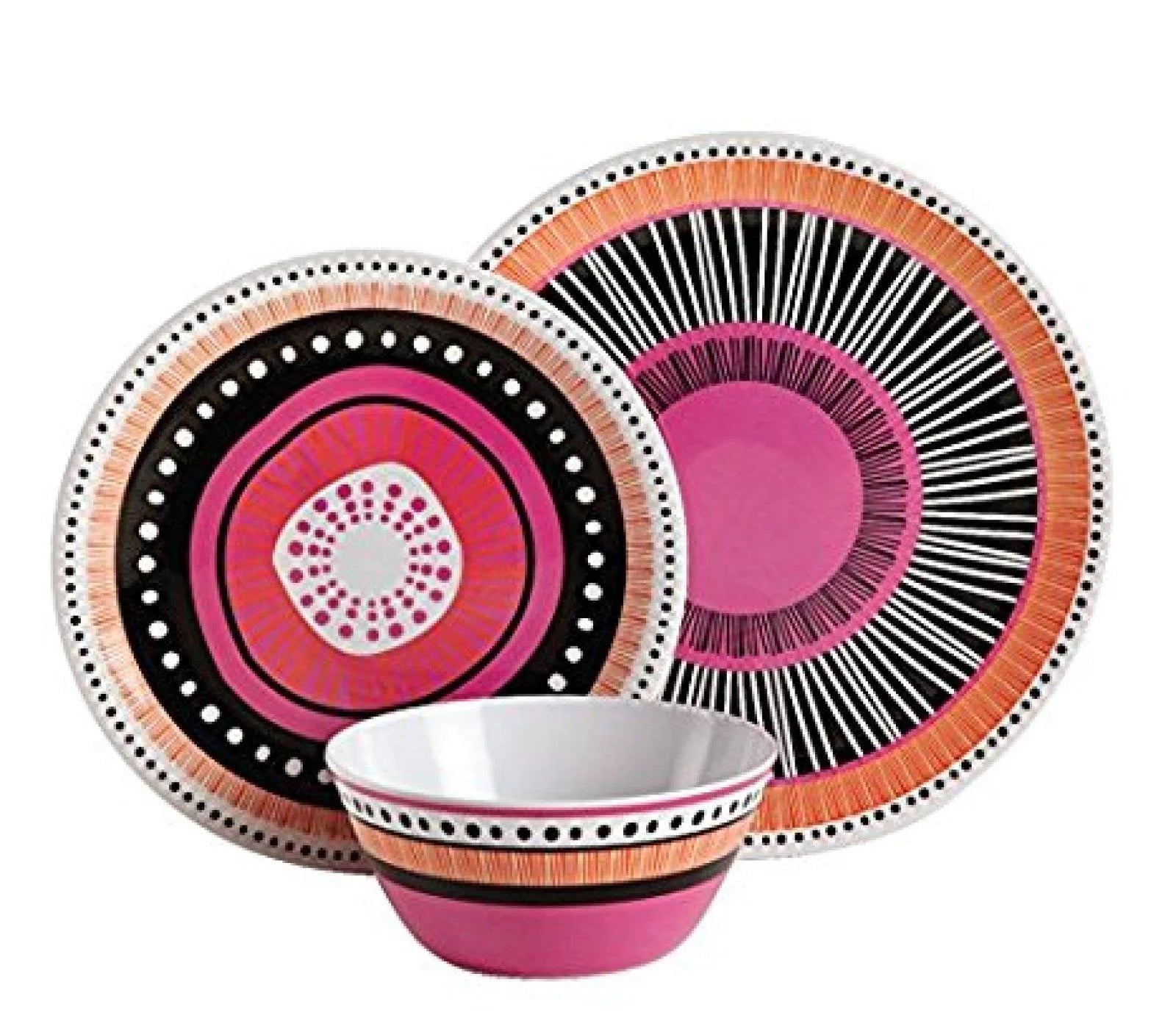 12 Piece Melamine Dinnerware Set R896884