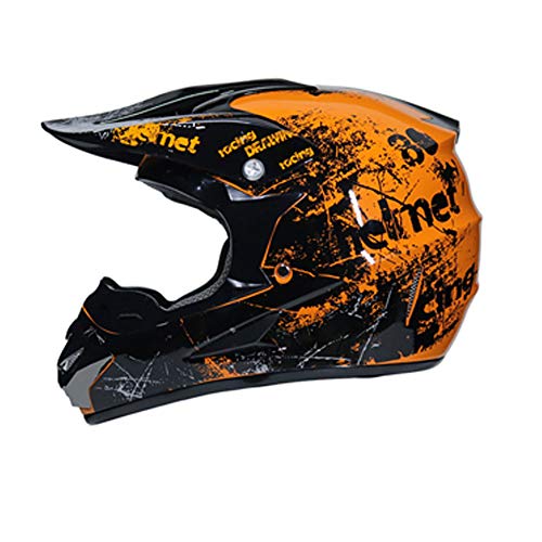 Orange Large Off-Road Motorcycle Helmet V513015