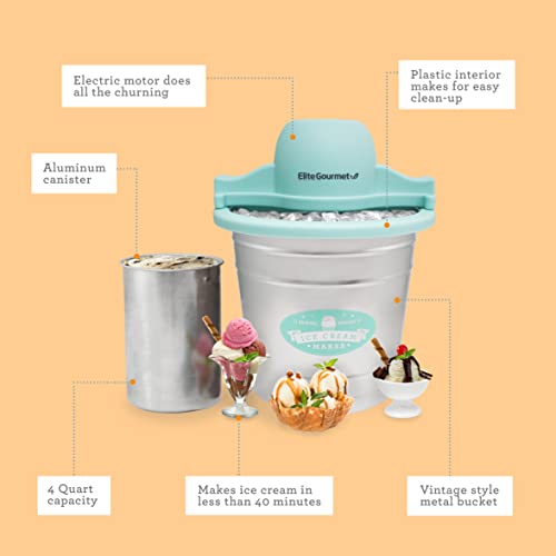 4 quart Electric Ice Cream Maker M3453