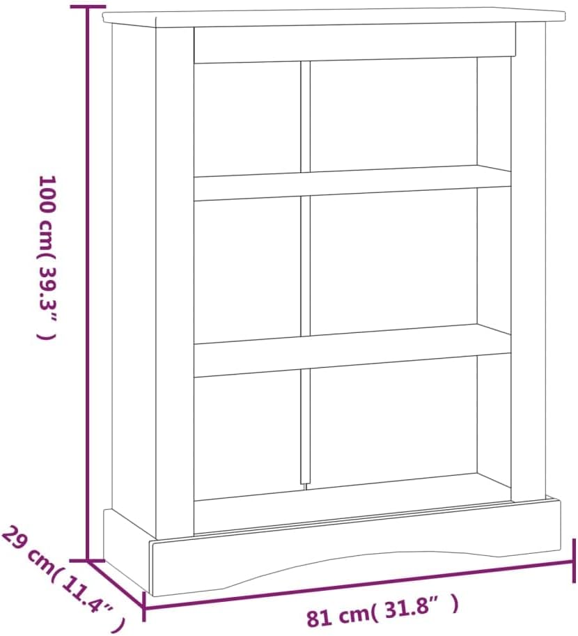 3-Tier Bookcase U3443