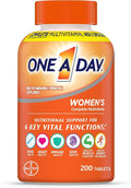 200 Count Women's Daily Multivitamin with Vitamin A, B, C, D, E, Calcium and Magnesium K18380