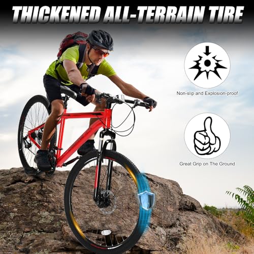 26/27.5" 21 Speed Mountain Bike with High Carbon Steel Frame X721455
