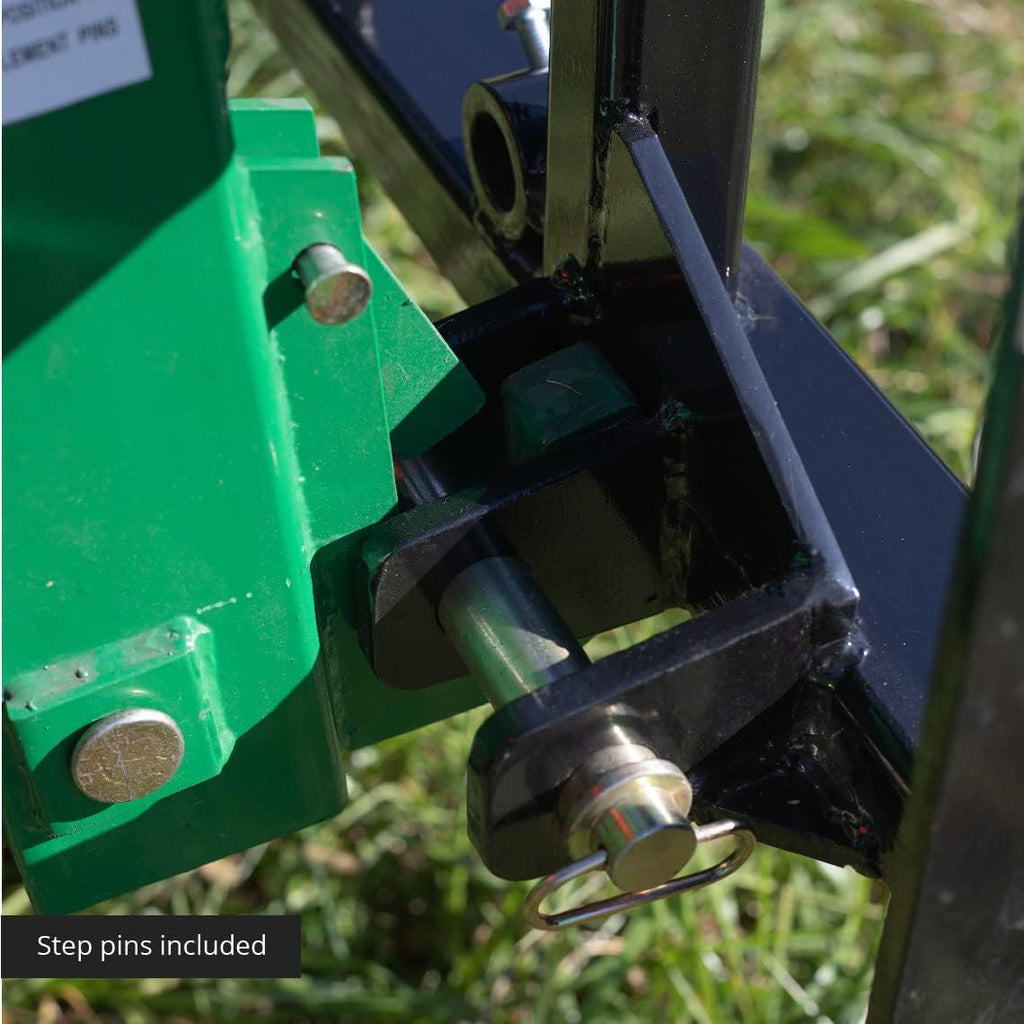 60-in Pallet Fork Hay Frame Attachment with Rack, Receiver Hitch V434