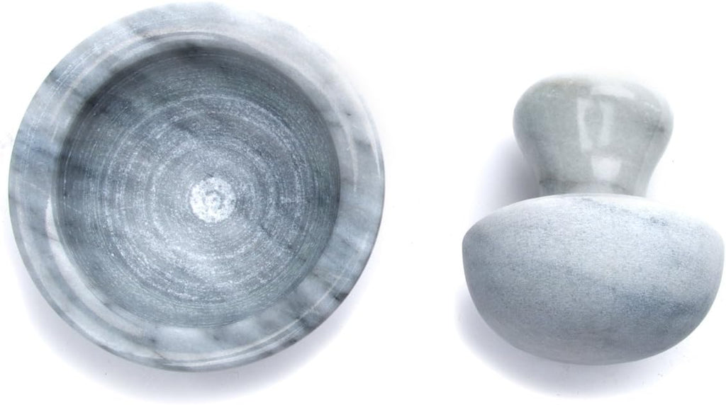 White Marble Mortar and Pestle C621