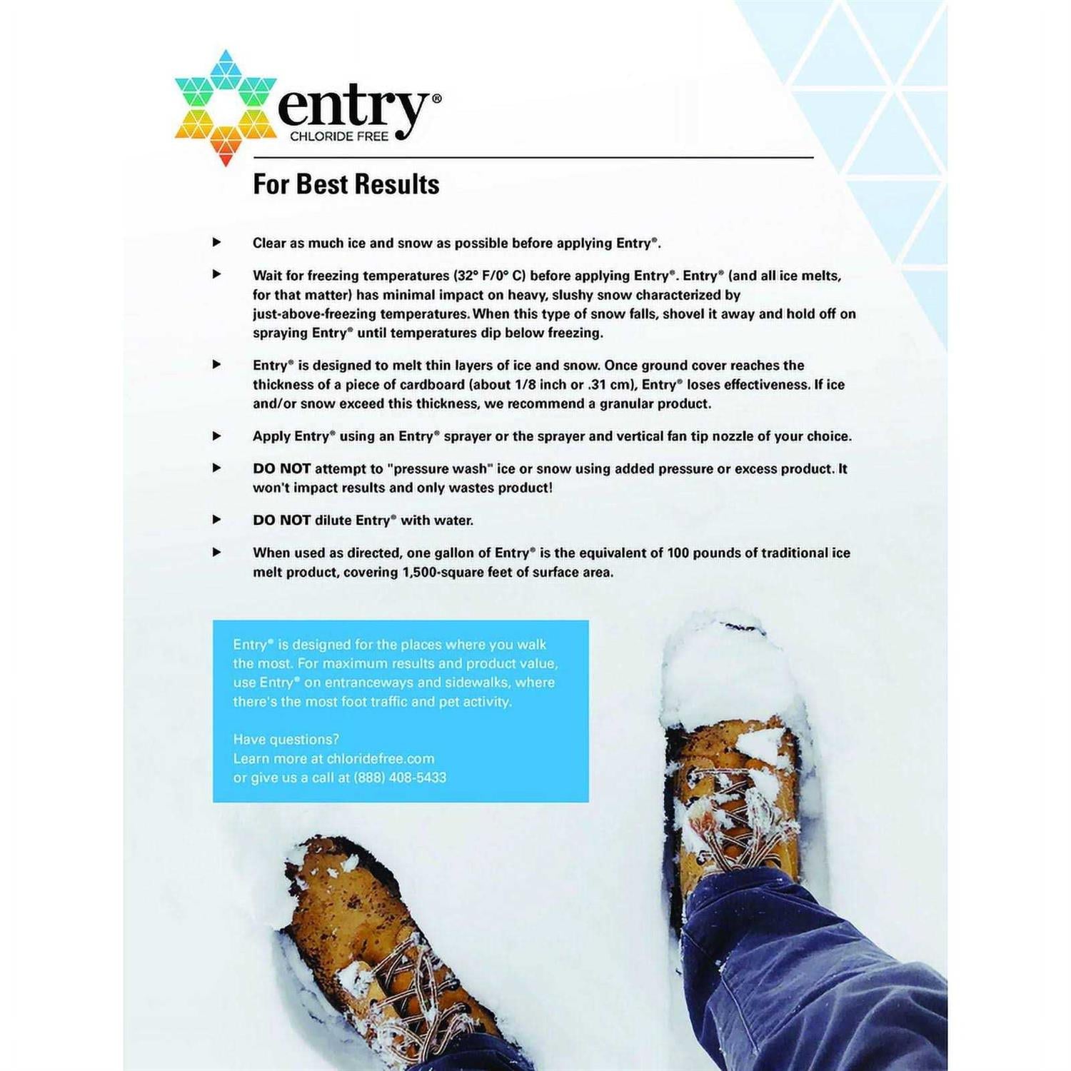 Entry Blended Liquid Ice Melt 1 gal I2229