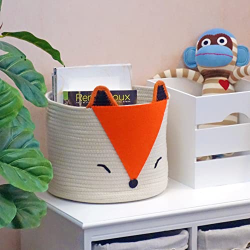 Orange Fox Storage Basket Medium D9303