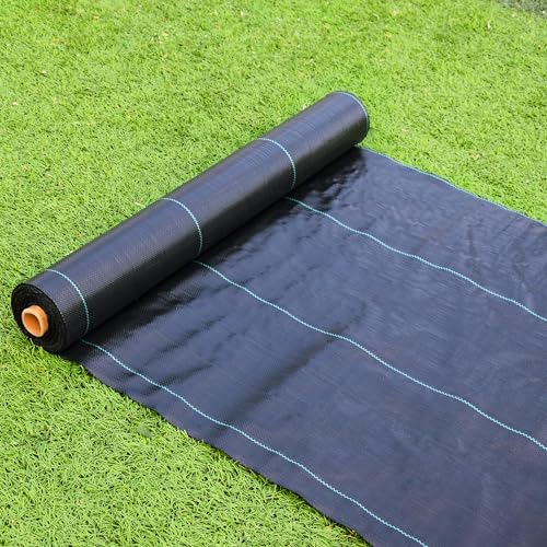 3.5oz Black Dual-Layer Weed Barrier Landscape Fabric R20262