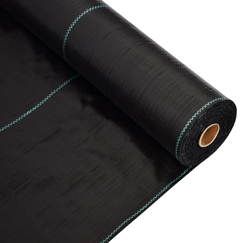 3.5oz Black Dual-Layer Weed Barrier Landscape Fabric R20262