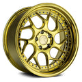 Gold Vacuum with Chrome Rivets W61515