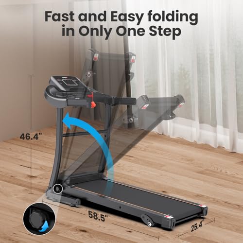 3.0HP Portable Treadmill with Incline A73682