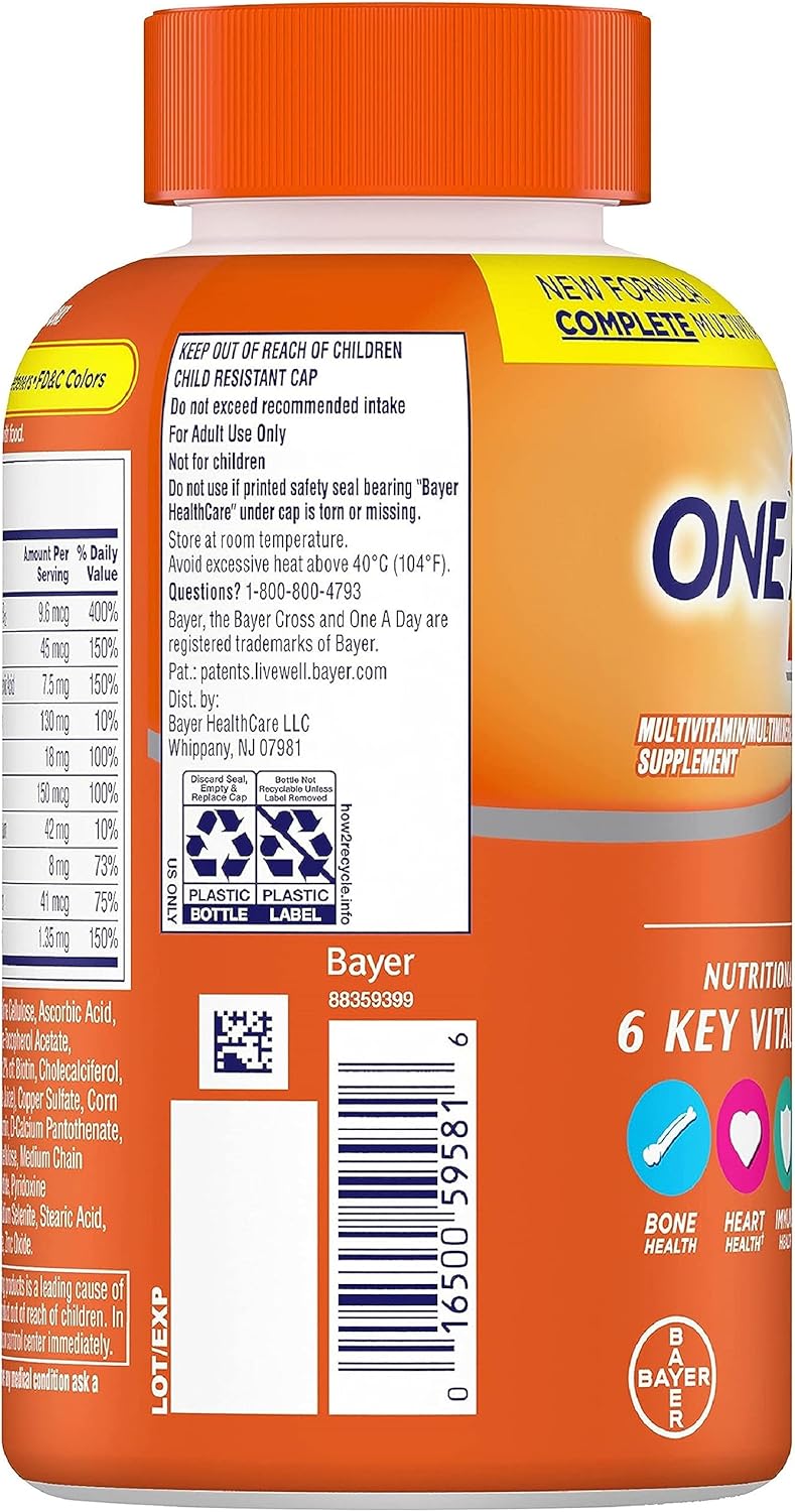 200 Count Women's Daily Multivitamin with Vitamin A, B, C, D, E, Calcium and Magnesium K18380